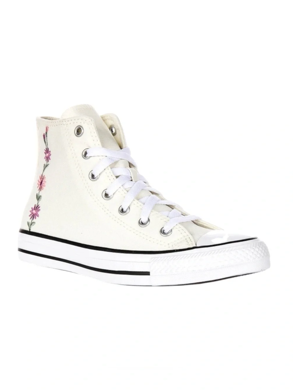 CONVERSE CHUCK TAYLOR ALL STAR A11774C IN WHITE PINK FLOWER